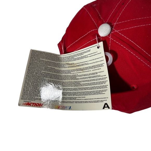 Bud Racing Dale Earnhardt Jr Winners Circle Red White NASCAR Hat Cap NWT - Picture 9 of 12